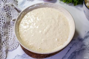 Заливной пирог с цветной капустой Заливной пирог с цветной капустой