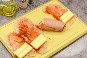 Куриные рулетики в беконе Куриные рулетики в беконе