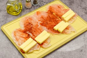 Куриные рулетики в беконе Куриные рулетики в беконе