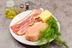 Куриные рулетики в беконе Куриные рулетики в беконе