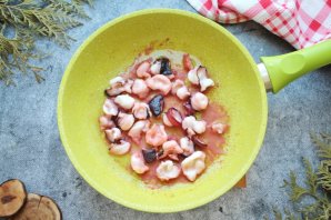 Паста с соусом из осминога Паста с соусом из осминога