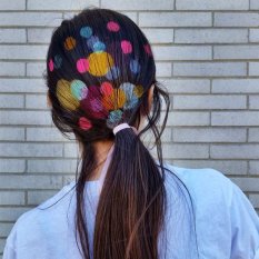 
Трафаретное окрашивание волос: что это, как сделать
