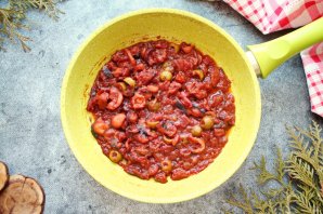 Паста с соусом из осминога Паста с соусом из осминога