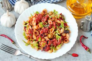 Паста с соусом из осминога Паста с соусом из осминога
