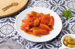 Марокканский салат из перца с апельсинами Марокканский салат из перца с апельсинами