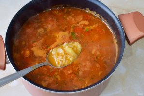 Суп харчо с картошкой и рисом Суп харчо с картошкой и рисом