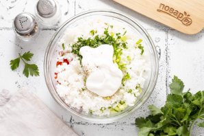 Салат с рисом и майонезом