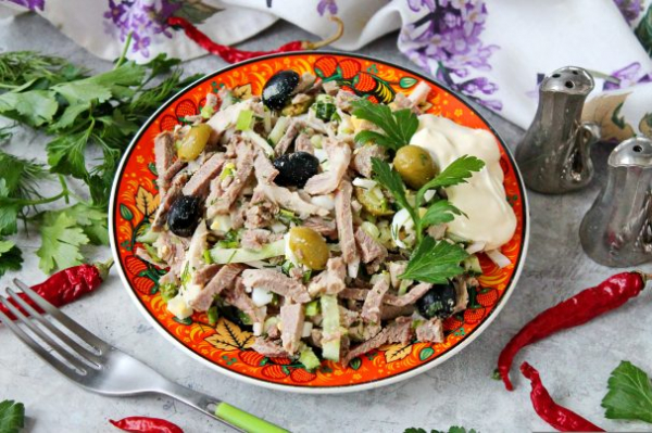 Салат "Мясное ассорти" Салат "Мясное ассорти"
