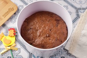 Шоколадный пасхальный кулич Шоколадный пасхальный кулич