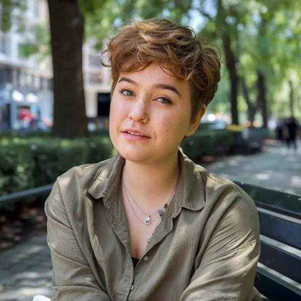16 стрижек пикси для полных, которые сделают лицо визуально уже
