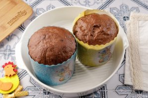 Шоколадный пасхальный кулич Шоколадный пасхальный кулич