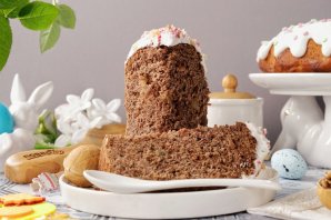 Шоколадный пасхальный кулич Шоколадный пасхальный кулич