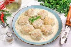 Ежики в сливочном соусе Ежики в сливочном соусе