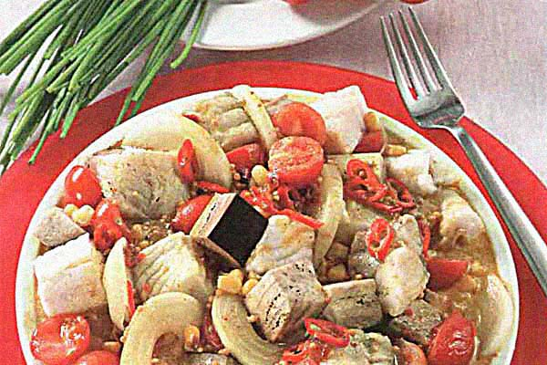 Карри из белой рыбы
Карри из белой рыбы