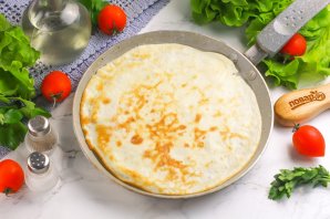 Блинчики с сыром и беконом Блинчики с сыром и беконом
