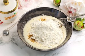 Песочное печенье с орехами Песочное печенье с орехами