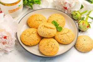 Песочное печенье с орехами Песочное печенье с орехами