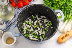 Тыквенный суп с креветками