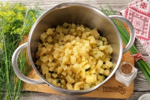 Окрошка на лимонной кислоте