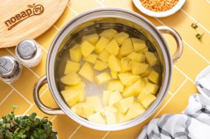 Пюре из картофеля и красной чечевицы Пюре из картофеля и красной чечевицы