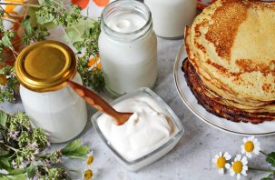 Вкусная густая домашняя сметана Вкусная густая домашняя сметана