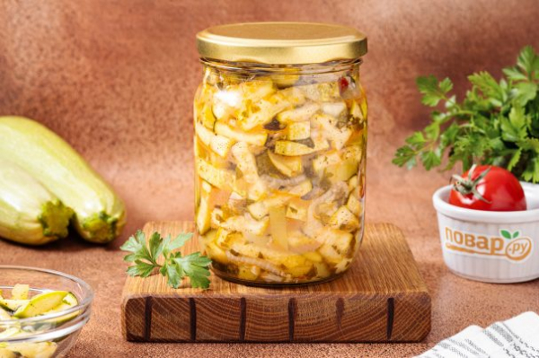 Закуска из кабачков на зиму