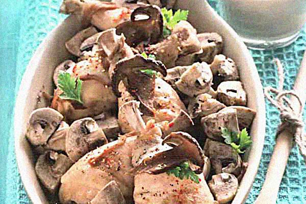 
Курица с грибами
