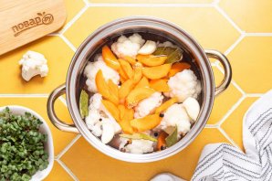 Цветная капуста маринованная быстрого приготовления