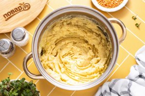 Пюре из картофеля и красной чечевицы Пюре из картофеля и красной чечевицы