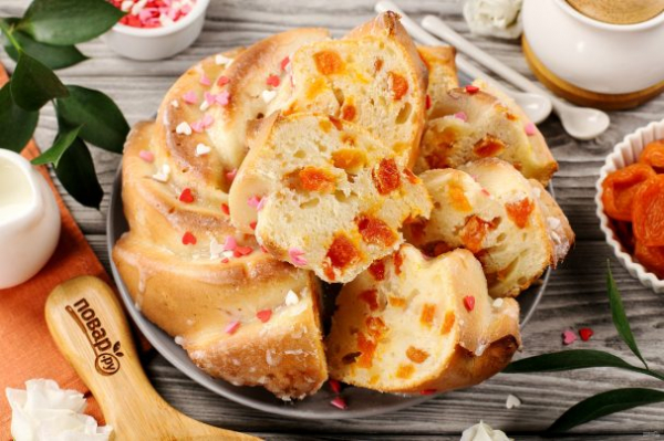 Кекс с курагой Кекс с курагой
