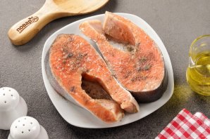 Форель жареная