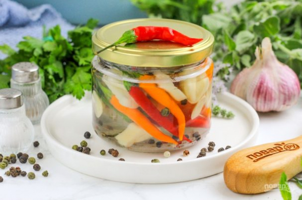Маринованный "адский" перец Маринованный "адский" перец