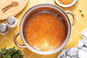 Пюре из картофеля и красной чечевицы Пюре из картофеля и красной чечевицы