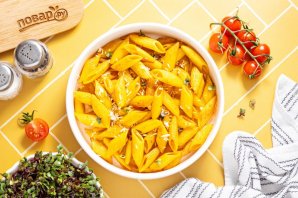 Макароны с куркумой Макароны с куркумой