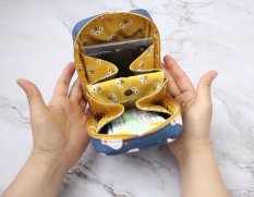 
Косметичка на двух молниях с отделениями своими руками
