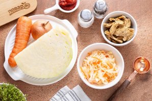 Тушеная капуста с соевым мясом Тушеная капуста с соевым мясом